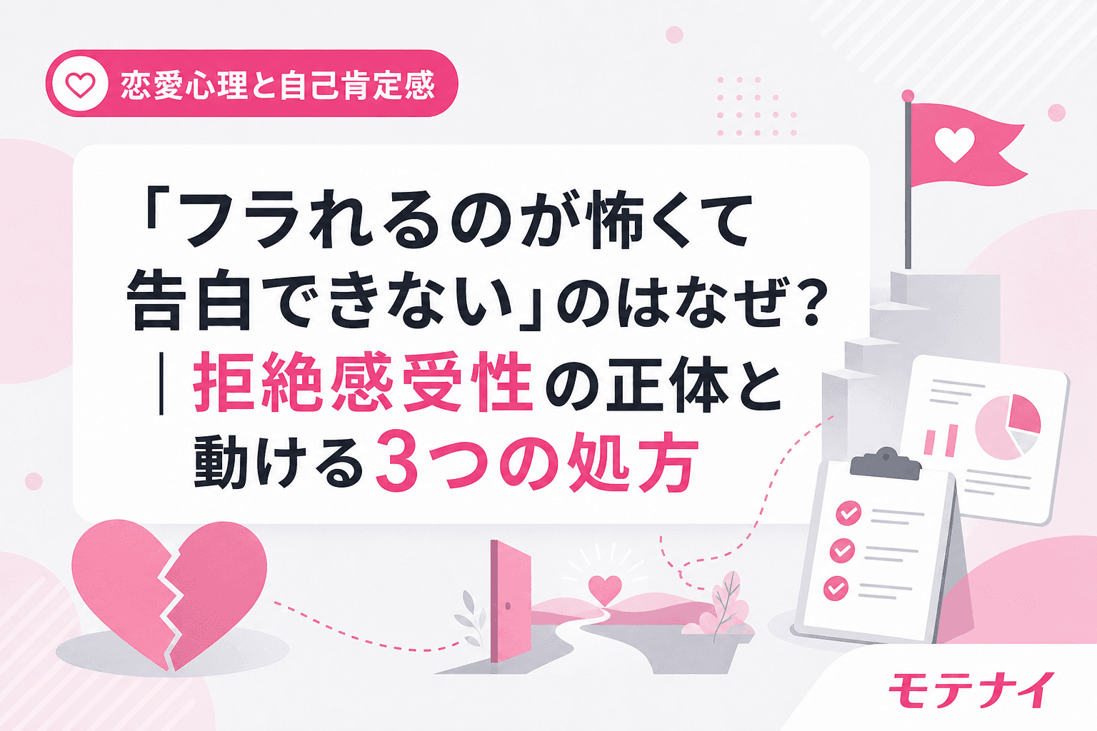 「フラれるのが怖くて告白できない」のはなぜ?|拒絶感受性の正体と動ける3つの処方